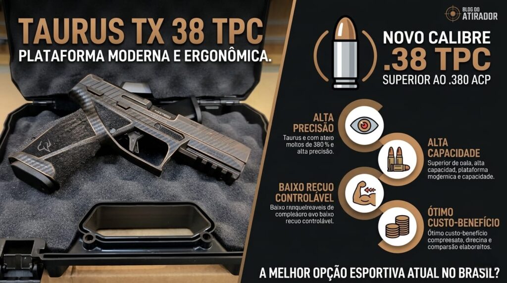 Taurus TX 38 TPC: a nova referência no tiro esportivo nacional?