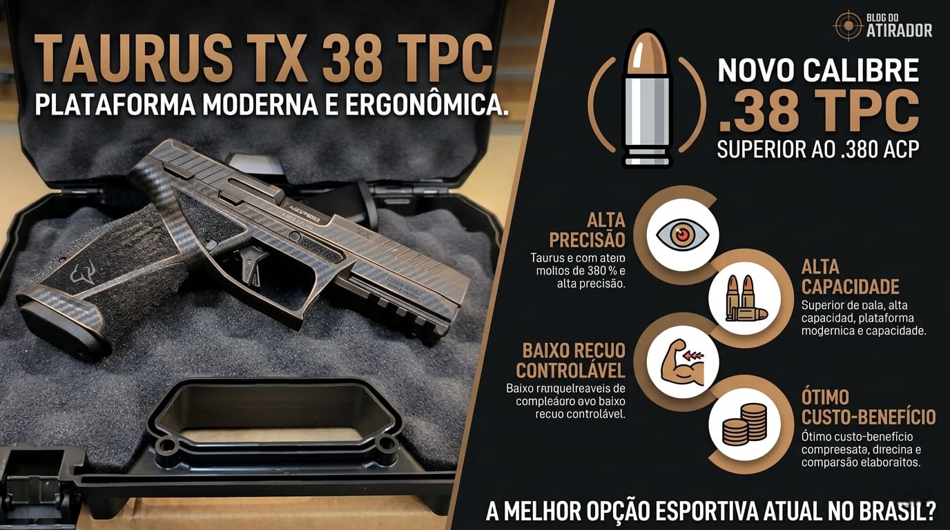 Taurus TX 38 TPC: a nova referência no tiro esportivo nacional?