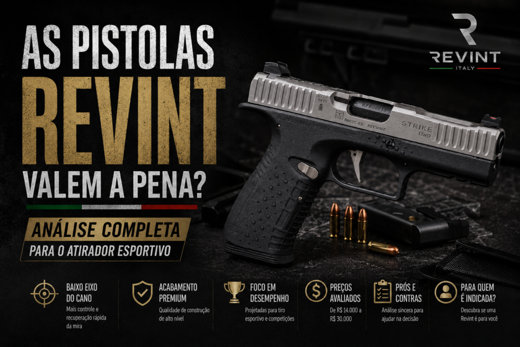 As pistolas Revint valem a pena? Análise completa para o atirador esportivo